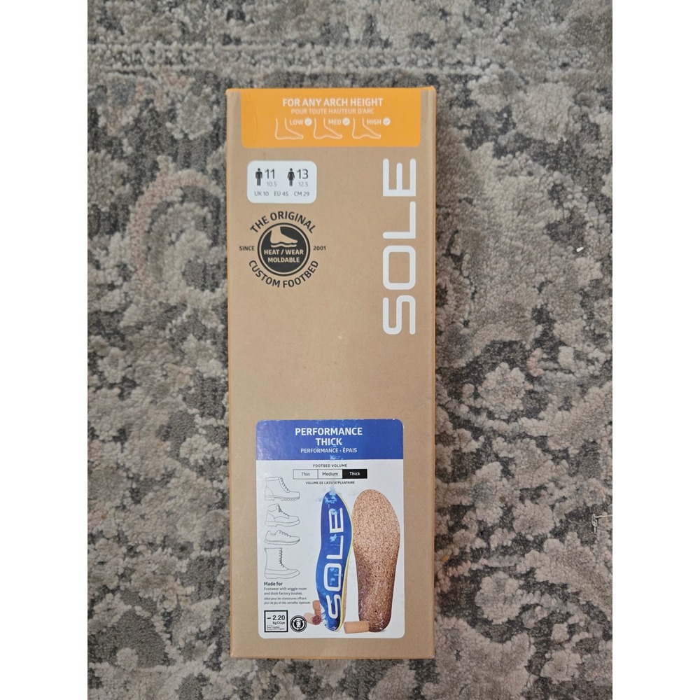 SOLE Performance Thick Moldable Custom Footbeds I… - image 1